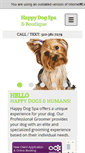 Mobile Screenshot of happydogspa.org